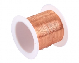 Enameled Copper Wire, 0.1mm×50m Magnet Winding Wire Transformer Insulated Copper Coil, Withstand Voltage 3000-5000V